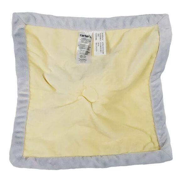 Carter’s Lovey Yellow Gray Chevron Stripe Giraffe Baby Security Blanket Nunu - Picture 3 of 9